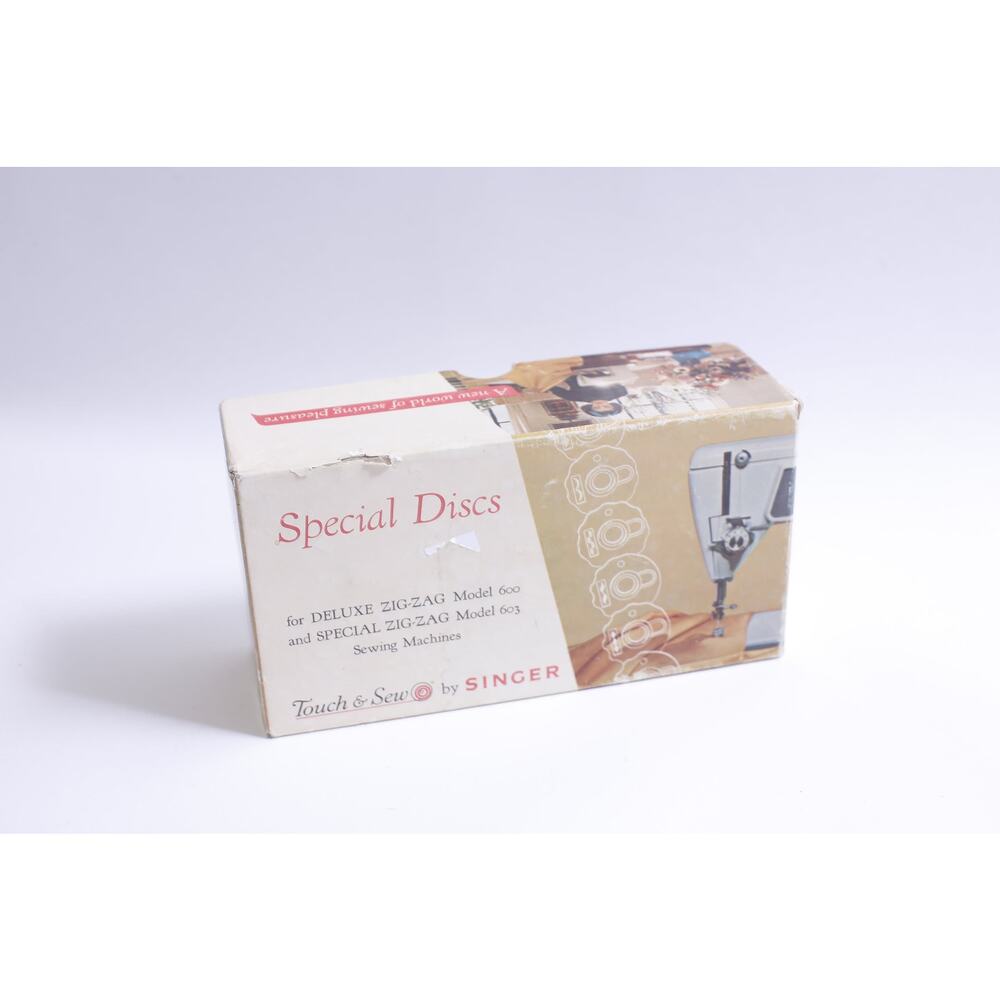 Singer, Sewing Machines Special Discs, Deluxe Zig-Zag Model 600 and 603,